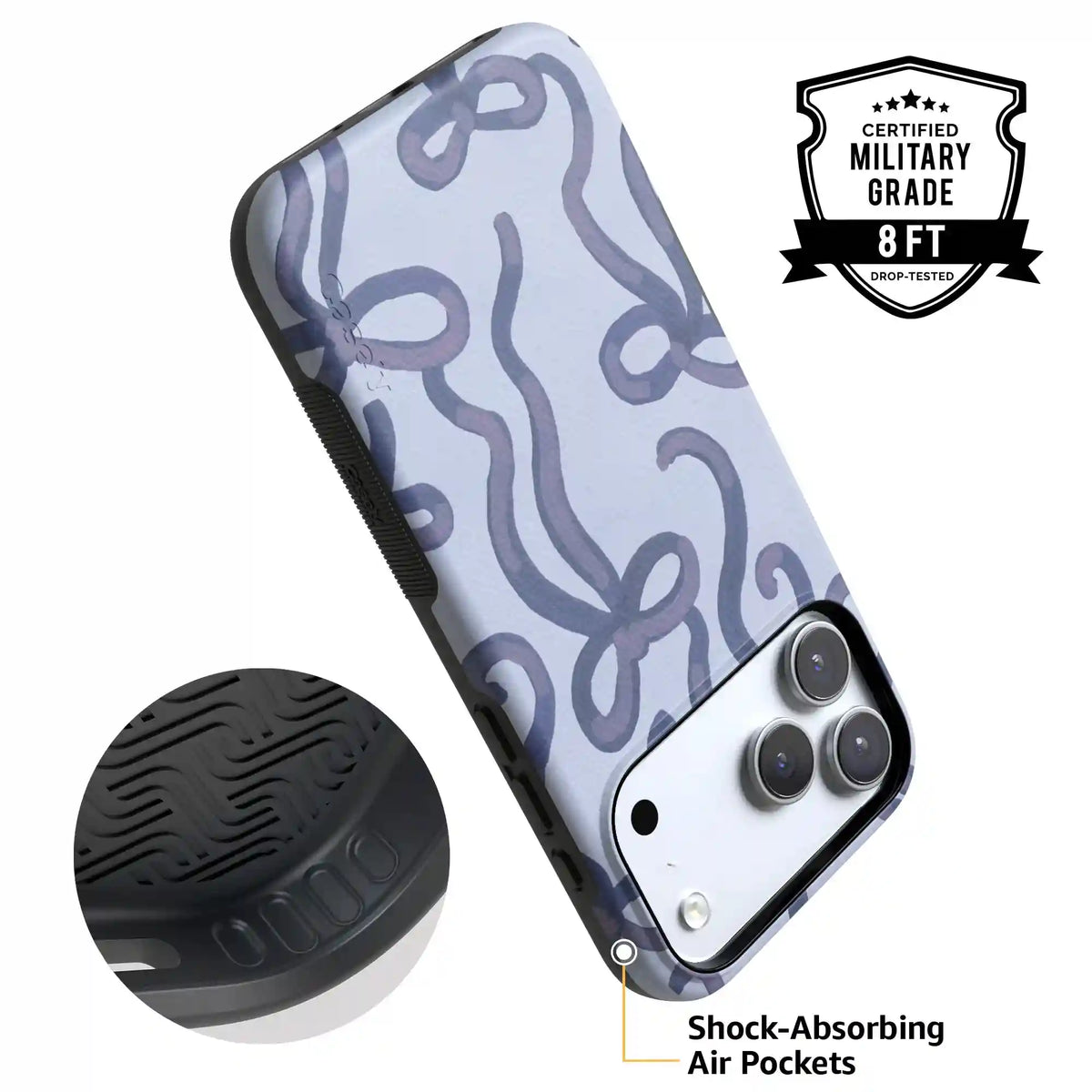 Love Me Knot | Blue Bow Case